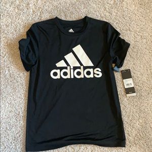 Adidas Climalite Black Top Size 8 New with Tags